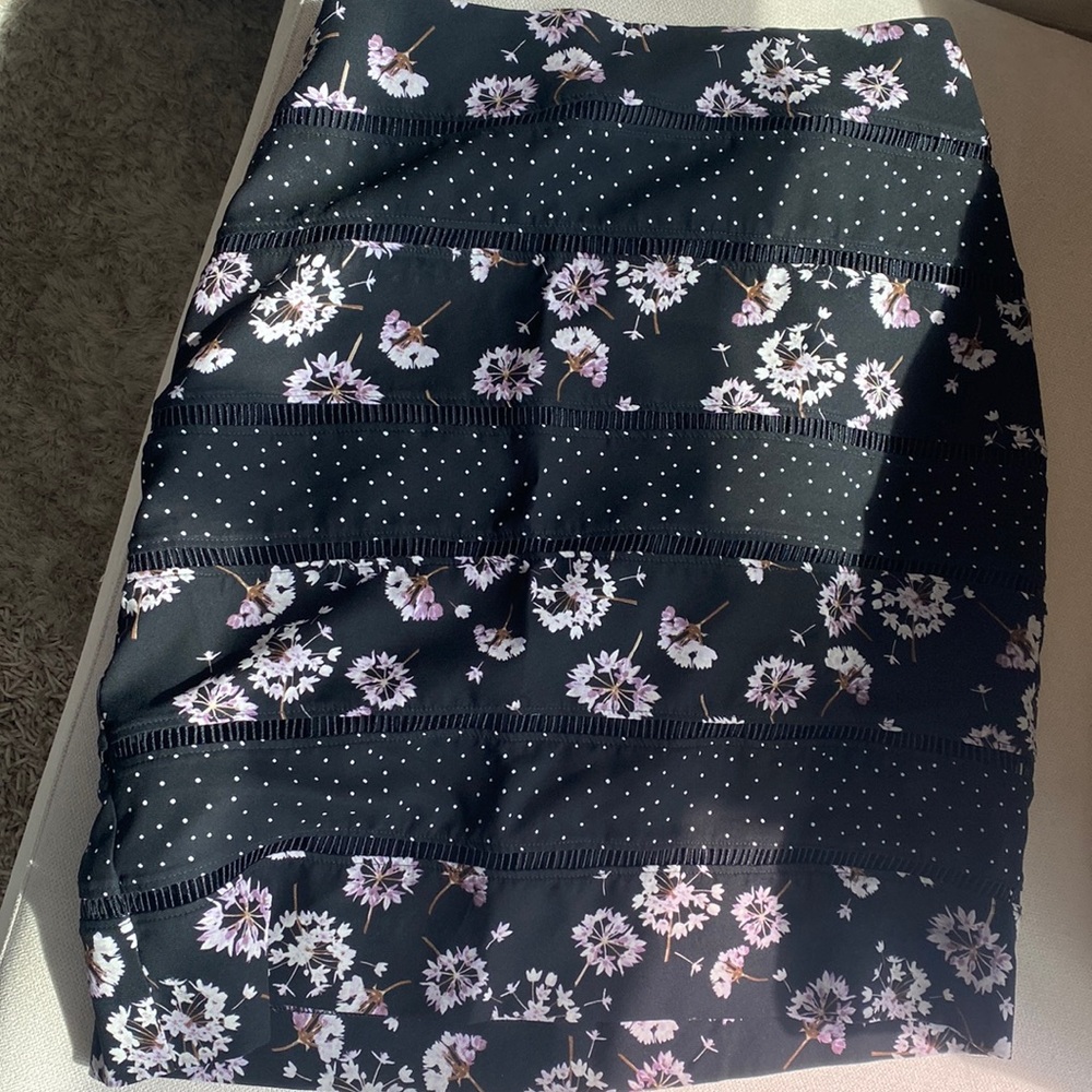 White House black market floral skirt